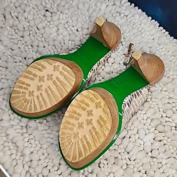 DONALD J PLINER STYLE# LISA SNAKE SKIN PLATFORM SLINGBACK WOMAN'S SIZE 10.☆SEXY☆ - Picture 10 of 16